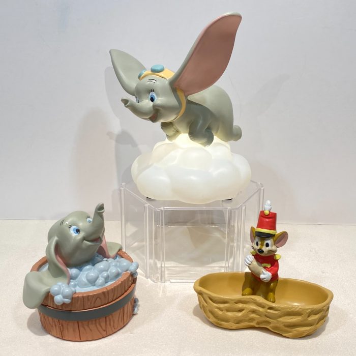 【激レア】ディズニー　ダンボ ムーンライト ランデブー (完成品・専用額縁付き） Amazon | セトクラフト ディズニー ルームランプ（ダンボ）D24-0126 横