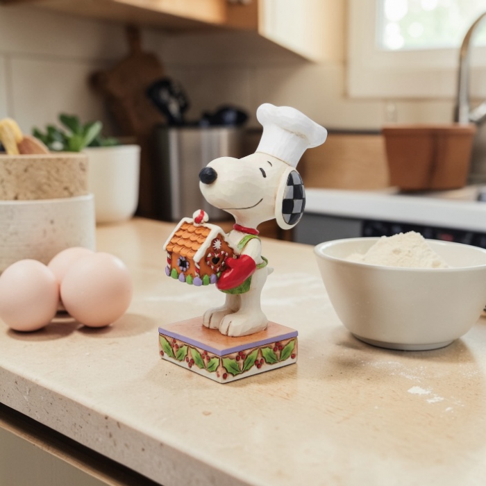ジムショア スヌーピーと犬のお皿 もっと食べ物ちょうだい スヌーピーと食べ物のフィギュア - アートギャラリーエドム